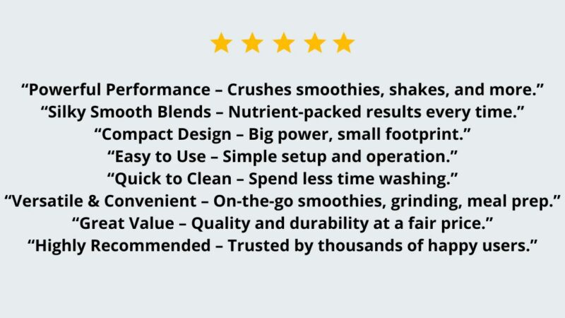 Review Nutri Blender